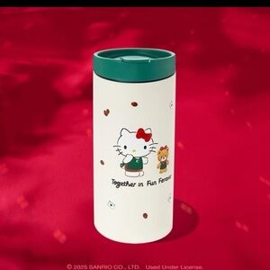 STARBUCKS HELLO KITTY STAINLESS STEEL TUMBLER 12 FL. OZ. 2025